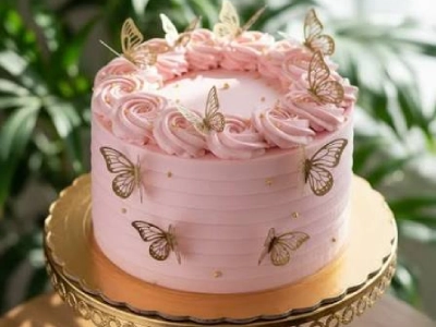 Pastel de mariposa en Cancún